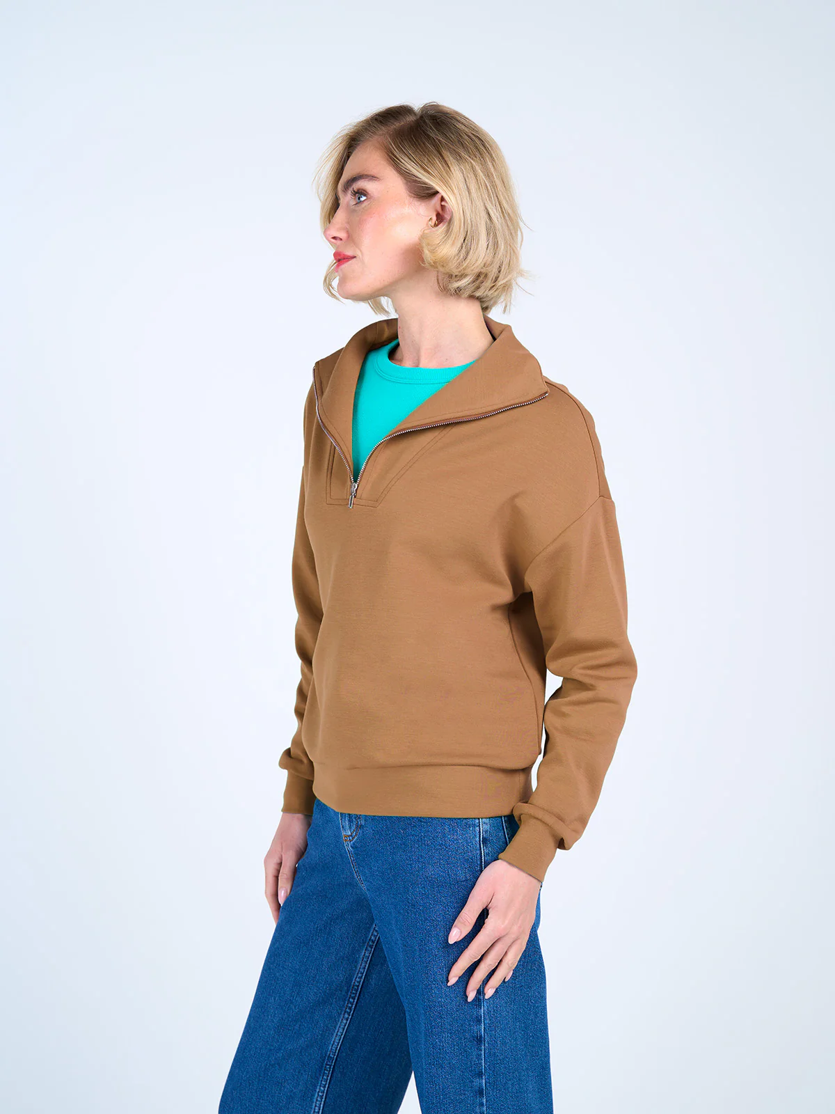 1/4 Zip Soft Sweat Top