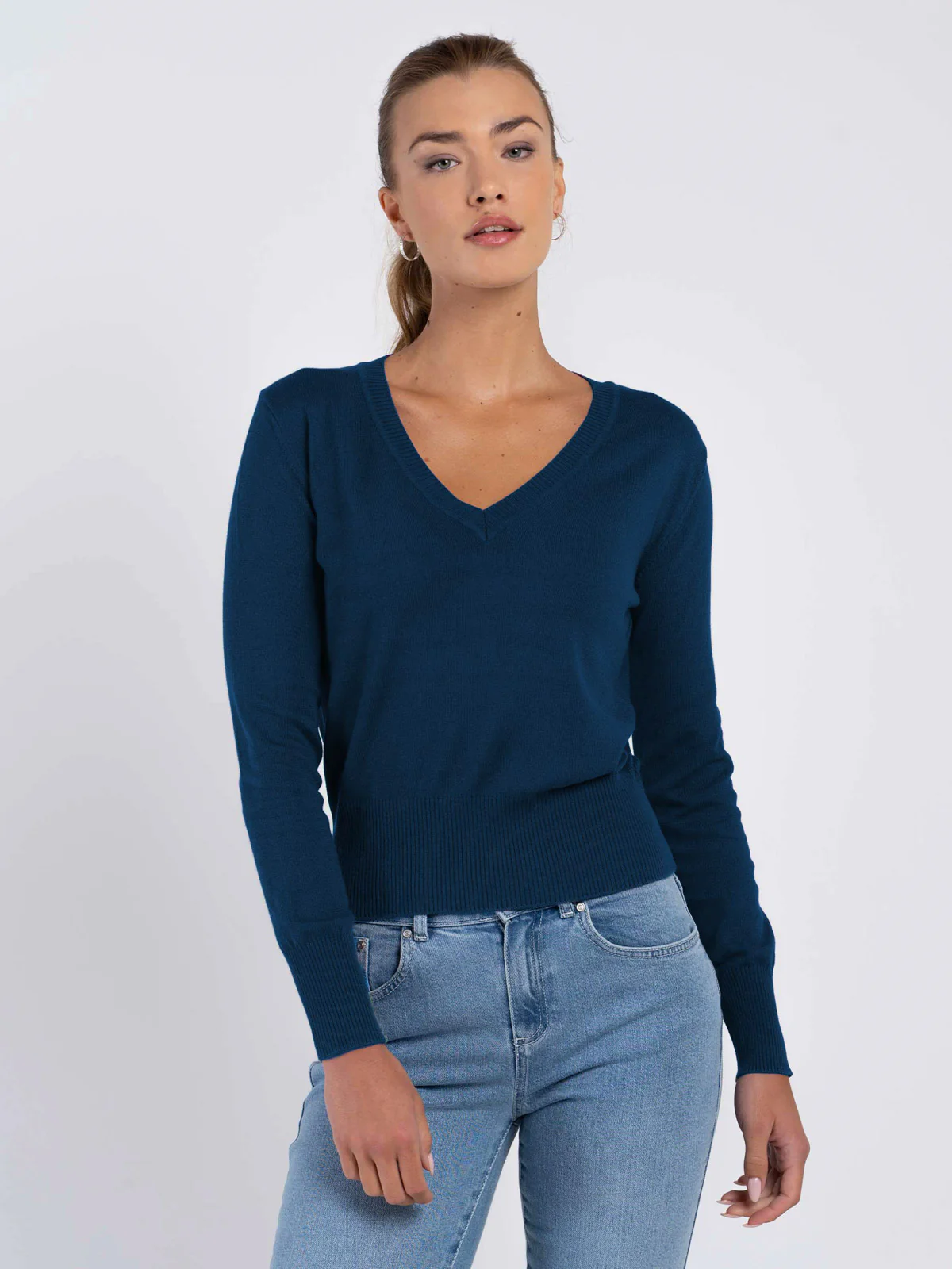 Cleo Organic V Neck Sweater - Image 27