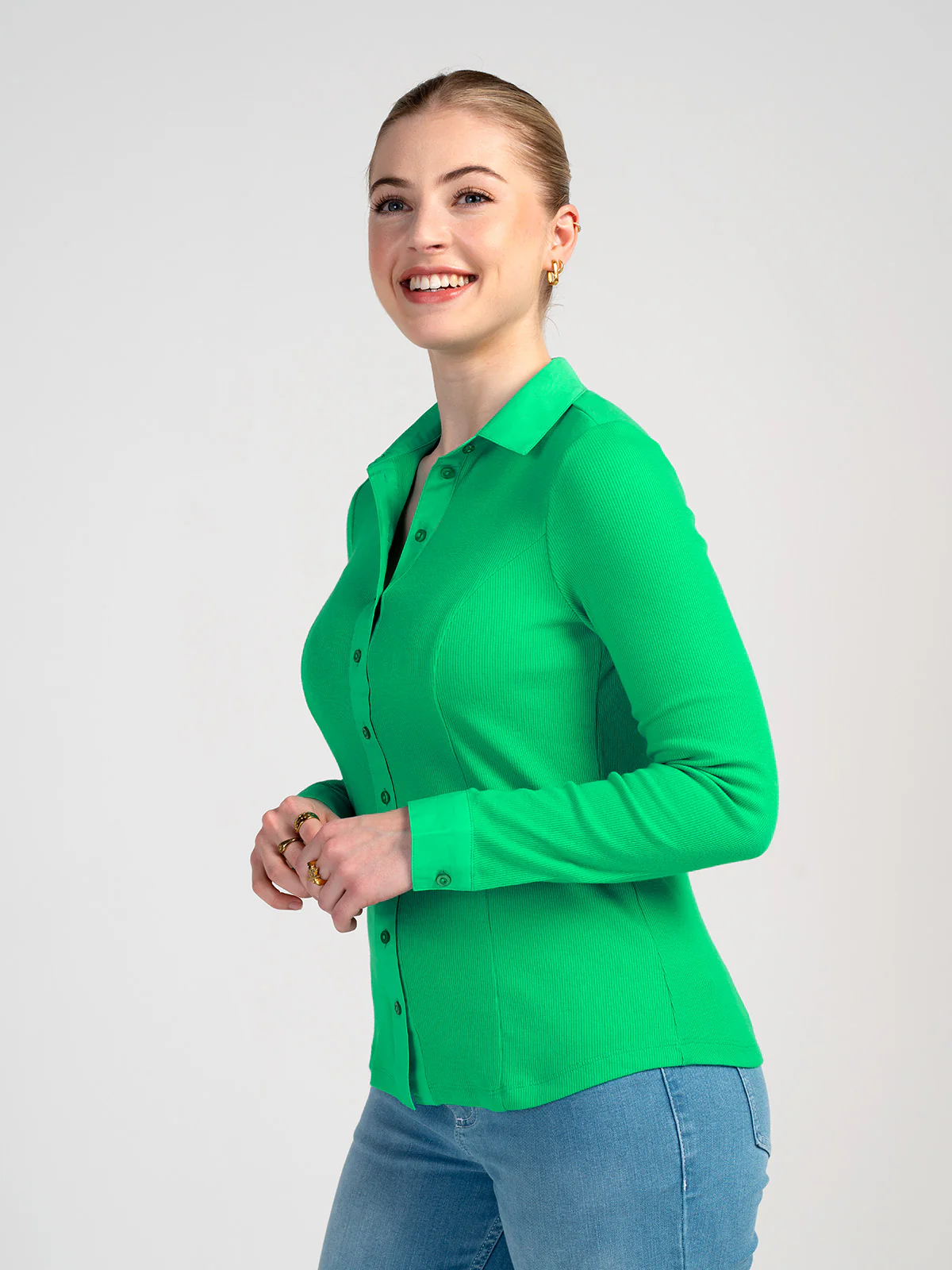 Cotton Rib Shirt - Image 33