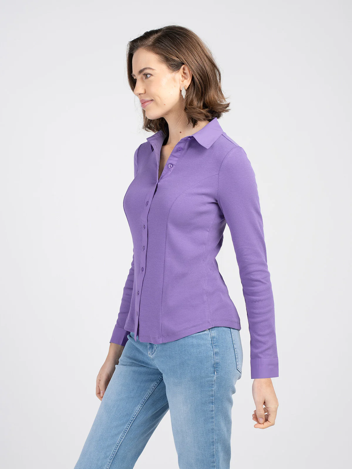 Cotton Rib Shirt - Image 45