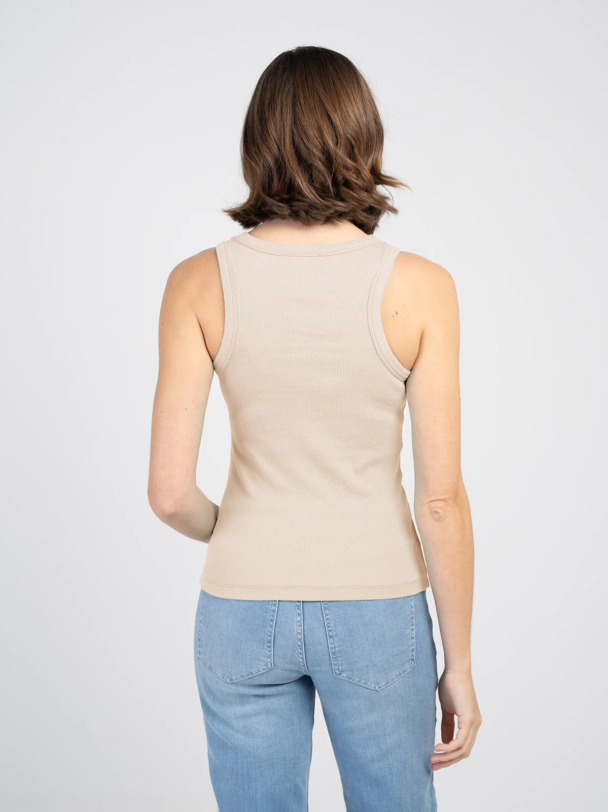 Cotton Rib Vest - Image 3