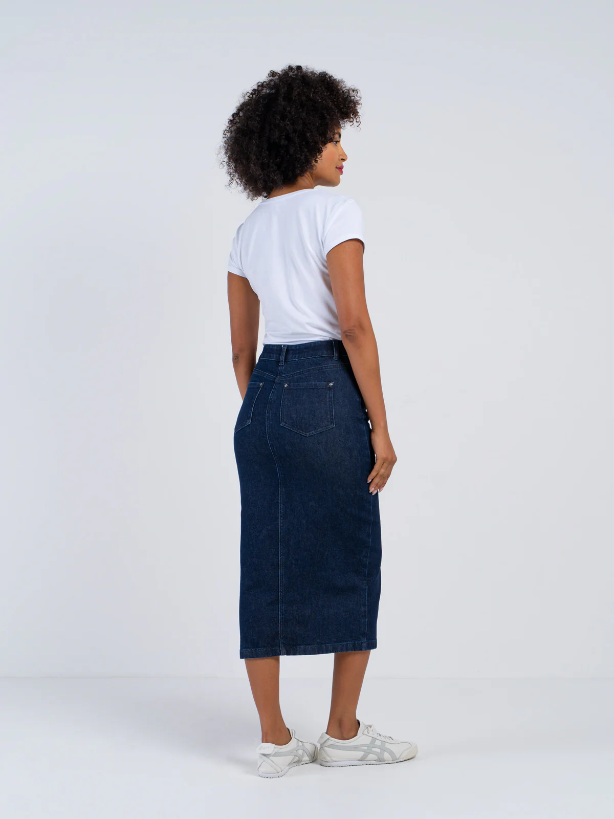 Darla Denim Midi Skirt - Image 9