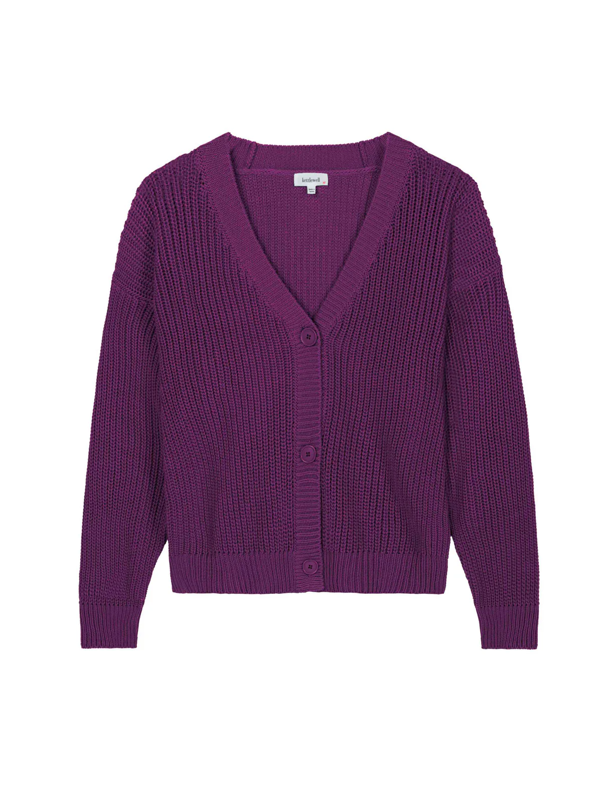 Emma Organic Chunky Knit Cardigan - Image 8