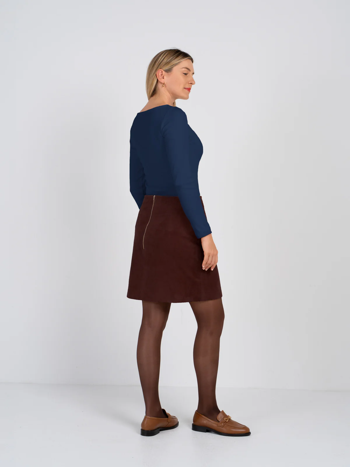 Hayden Suede Skirt - Image 15