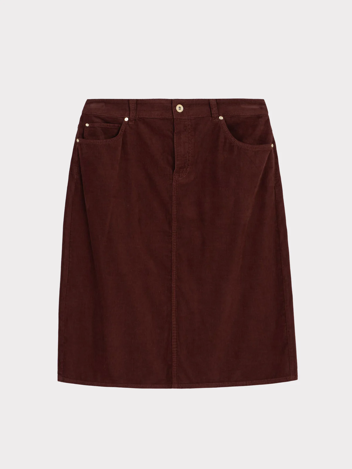 Jamie Cord Knee Length Skirt - Image 14