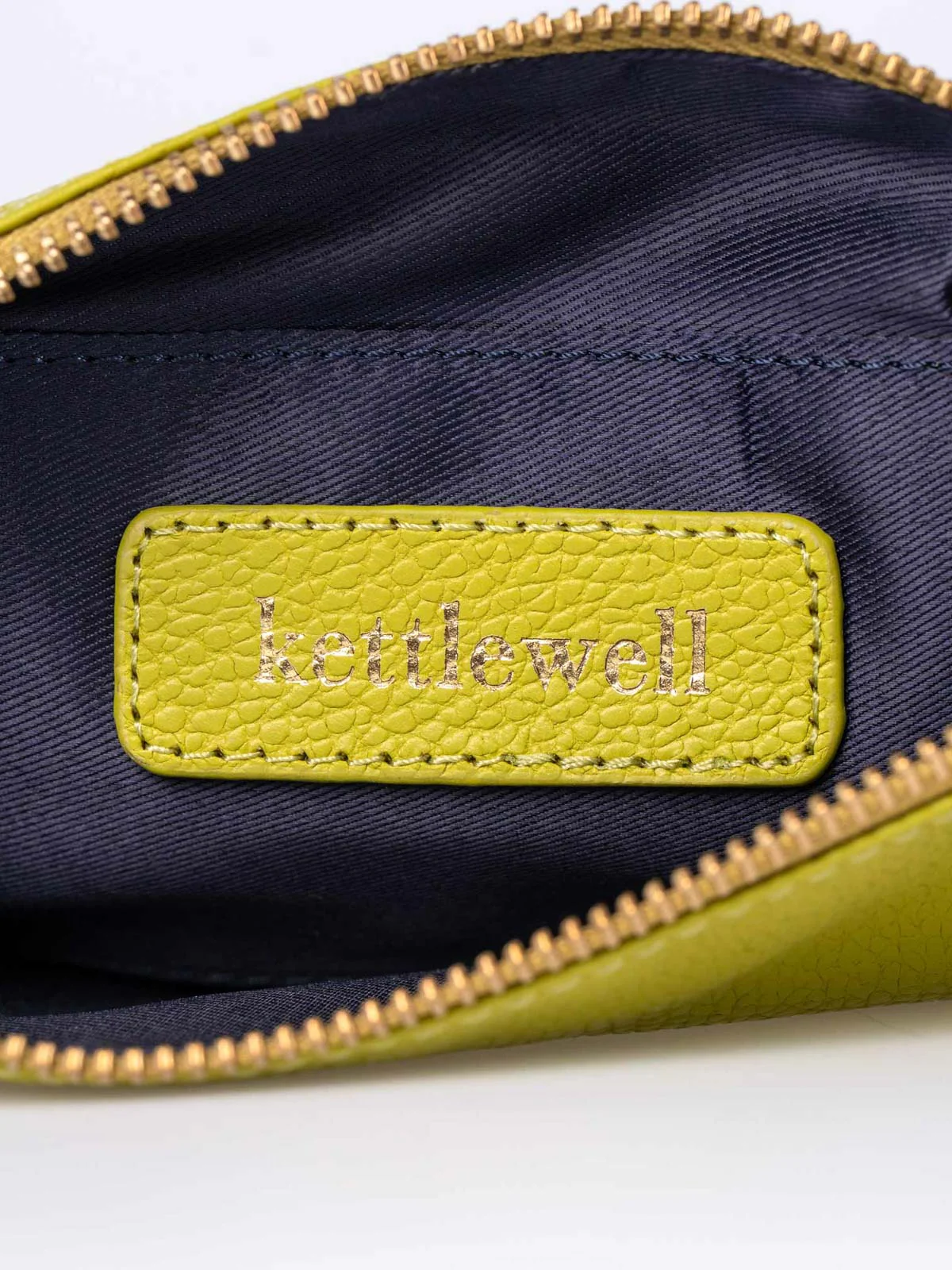Leather Zip Top Large Pouch - Image 4