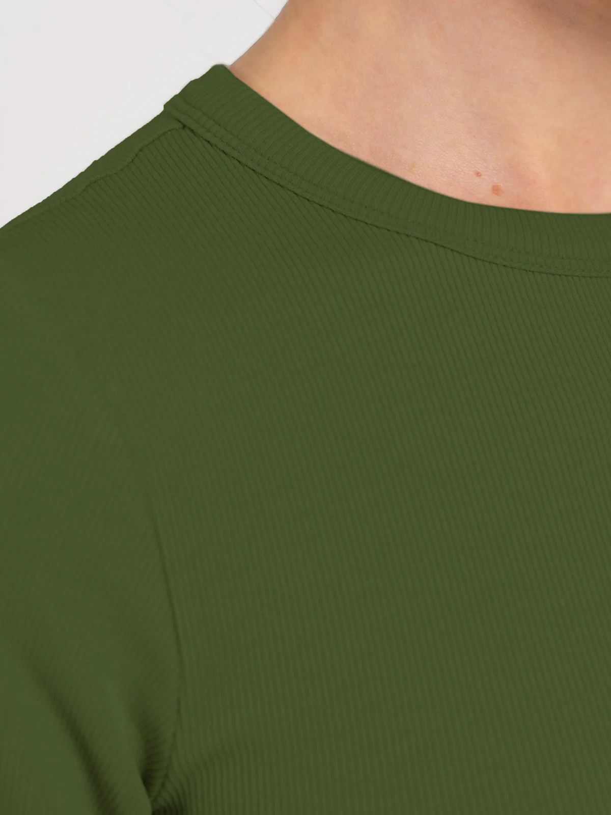 Long Sleeve Cotton Rib Crew - Image 23