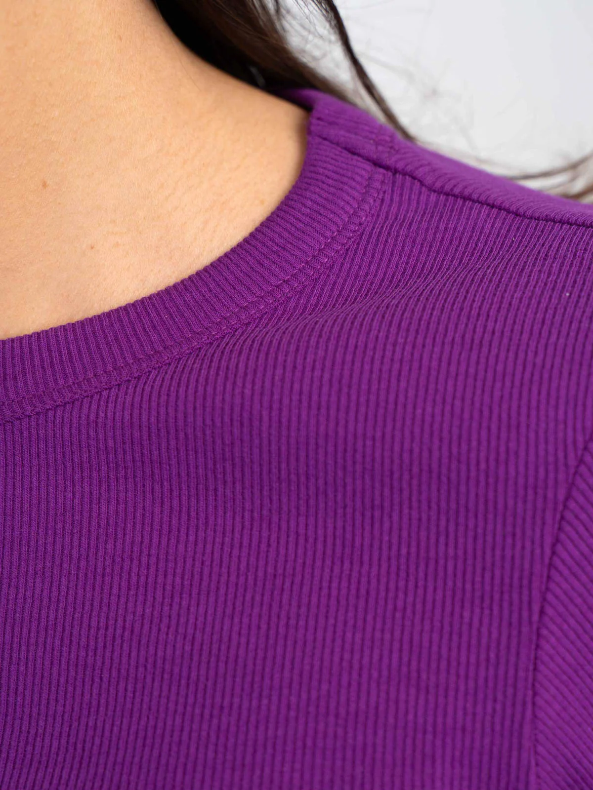 Long Sleeve Cotton Rib Crew - Image 5