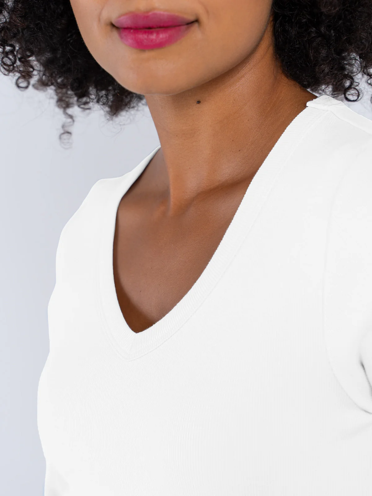 Long Sleeve Cotton Rib V - Image 18