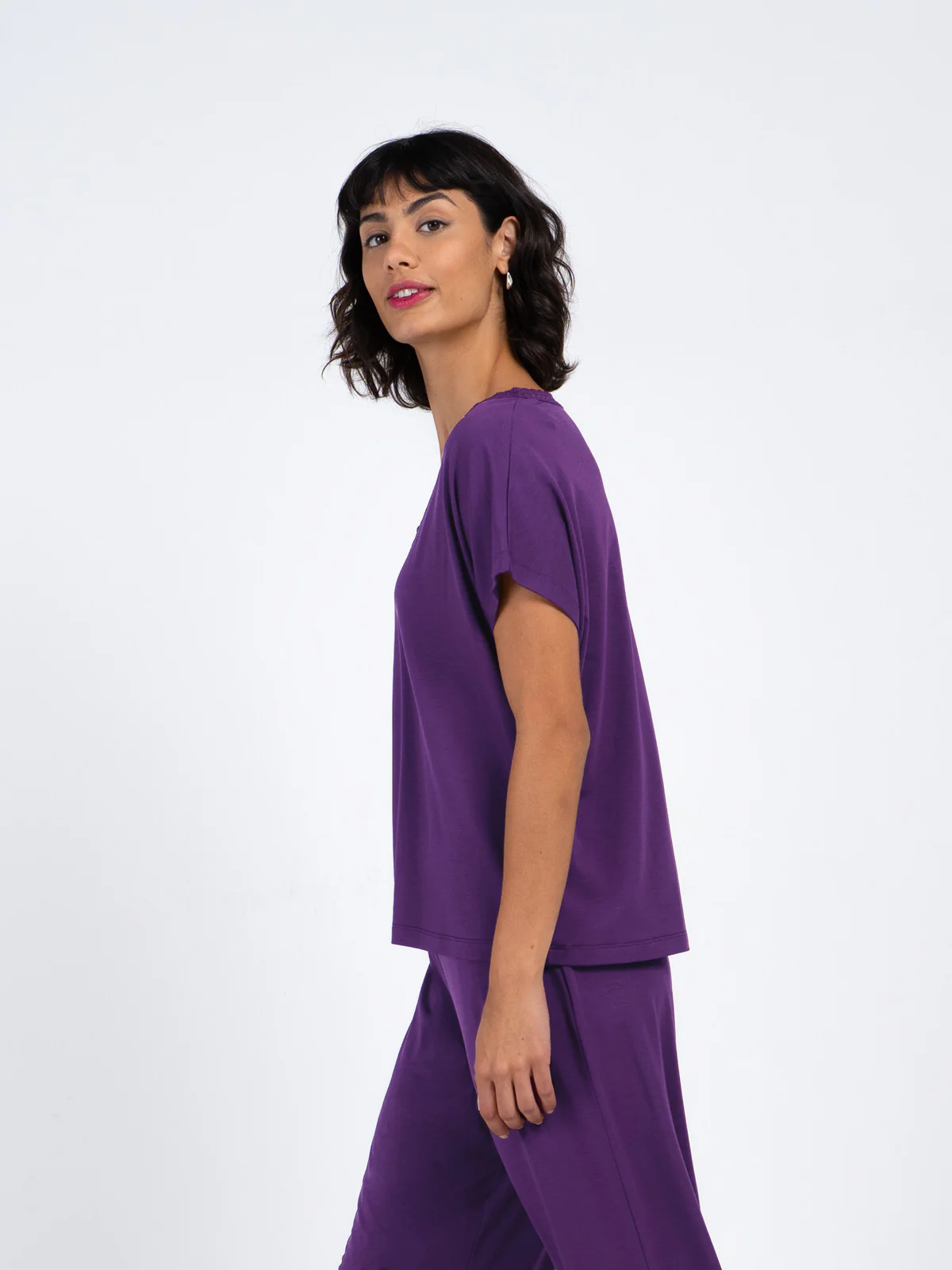 Luna Luxe Pyjama Top - Image 11