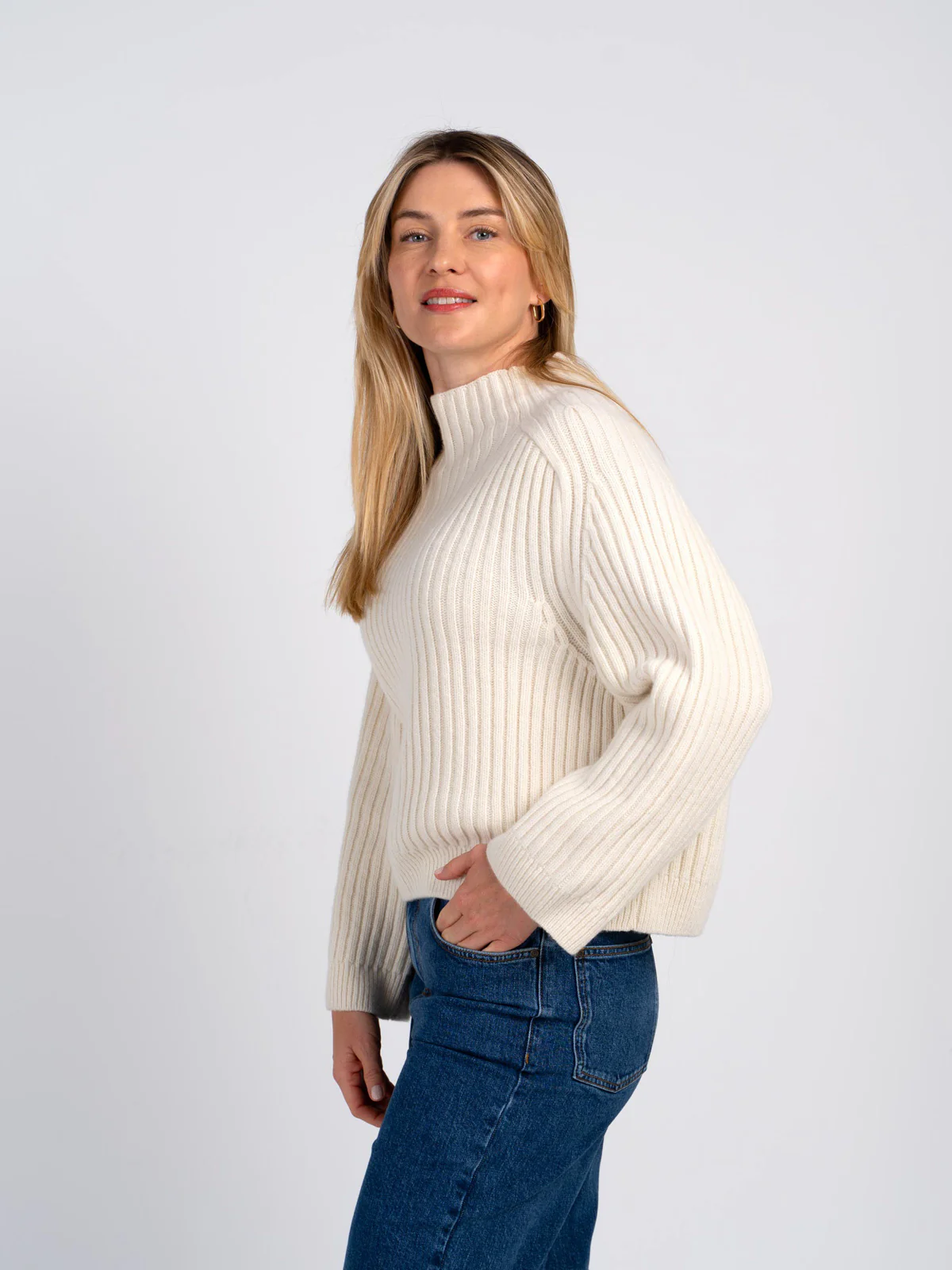 Maeve Rib Knit Sweater - Image 15