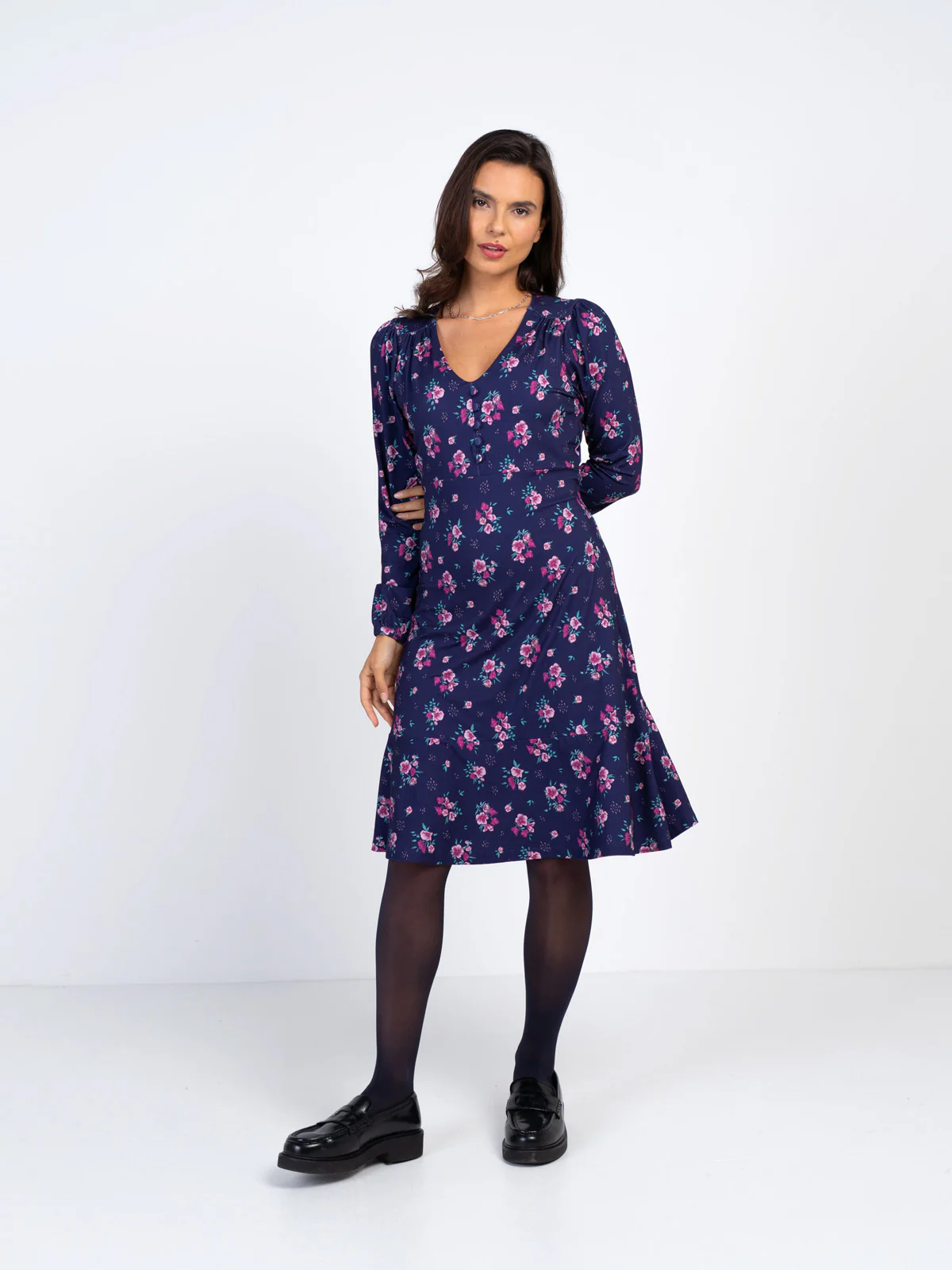 Printed Jersey Dress - Image 16