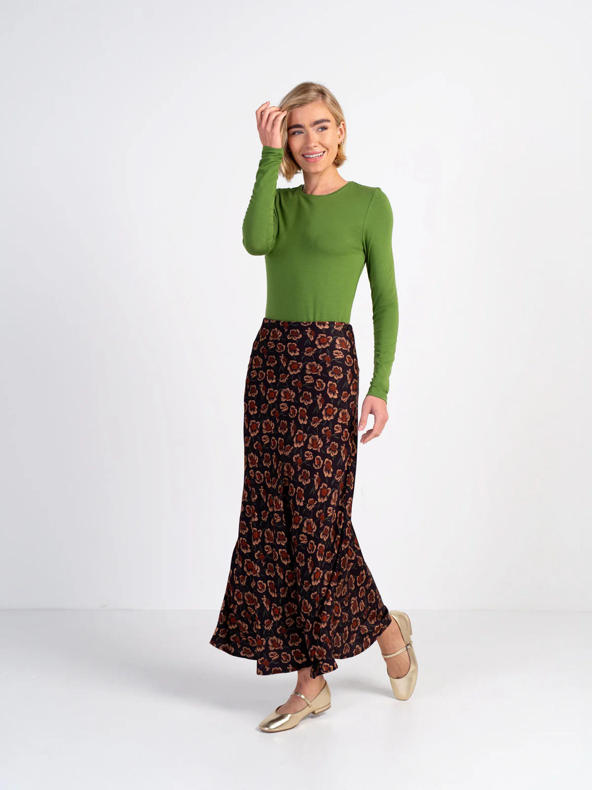 Satin Slip Skirt - Image 2