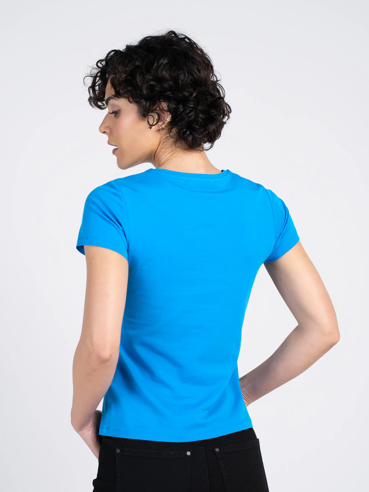 Short Sleeve Everyday Crew Neck T-Shirt - Image 6