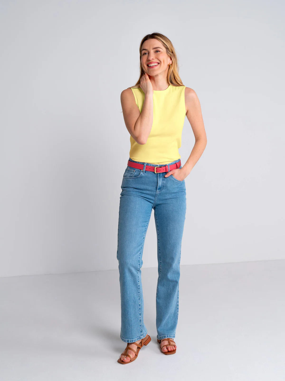 Sleeveless Rib Tee - Image 7