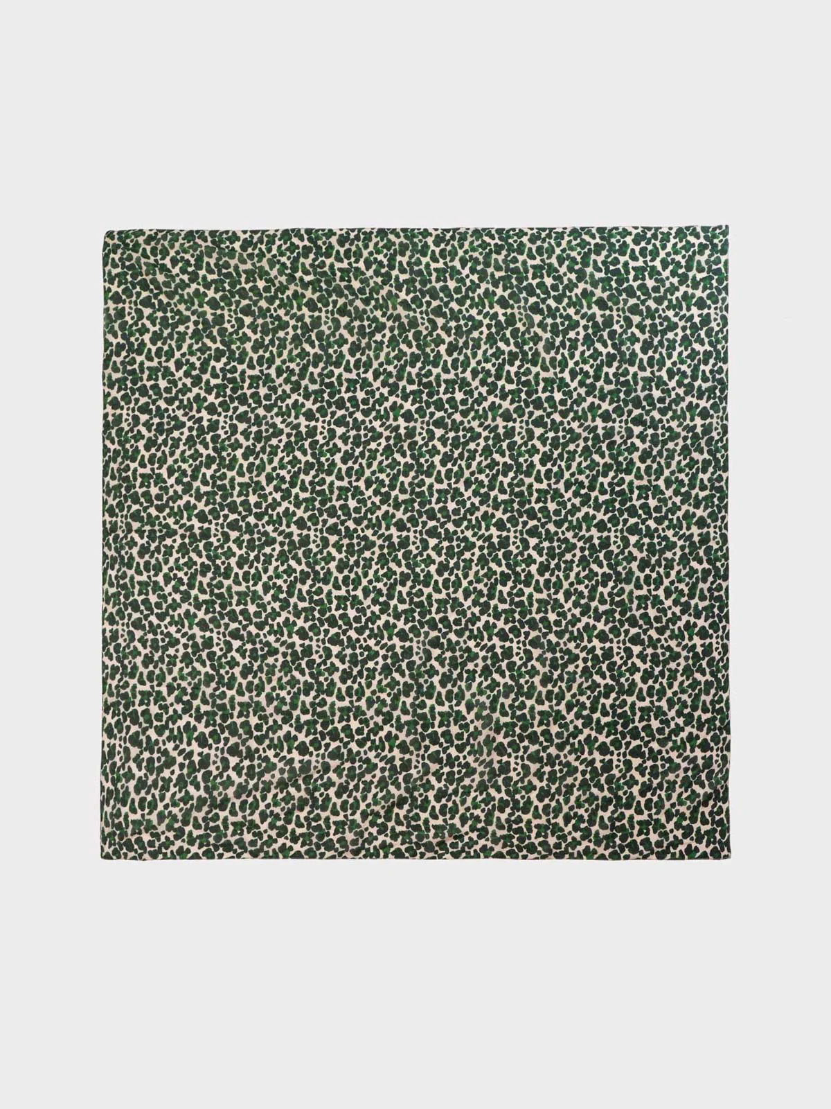 Sylvie Leopard Square Silk Scarf - Image 8