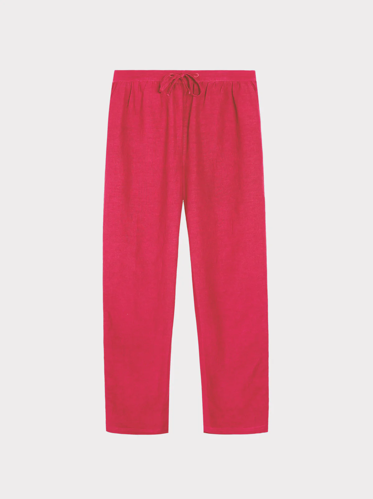 Tapered Linen Trousers - Image 20